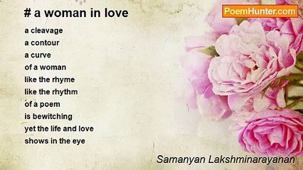 Samanyan Lakshminarayanan - # a woman in love