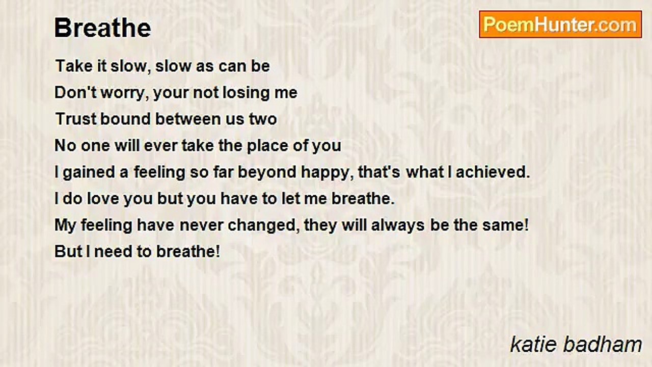 katie badham - Breathe
