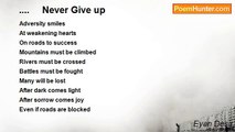 Eyan Desir - ....     Never Give up