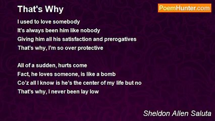 Sheldon Allen Saluta - That's Why