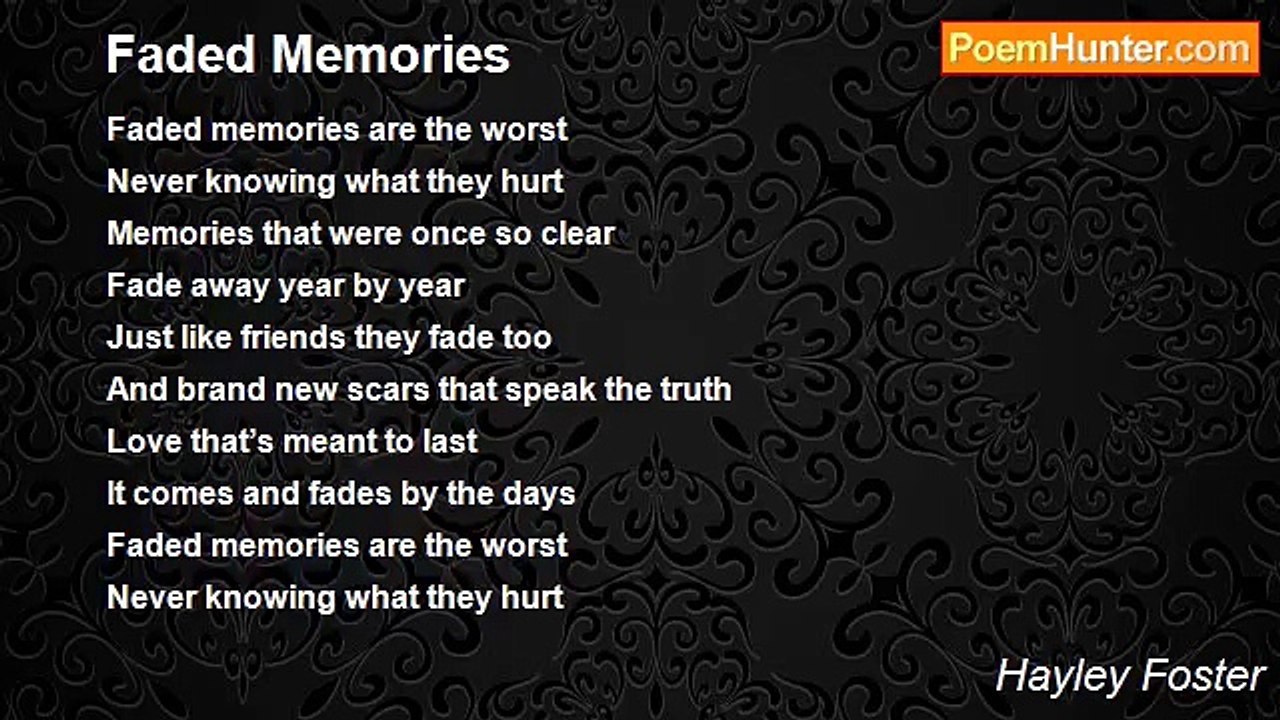 Hayley Foster - Faded Memories
