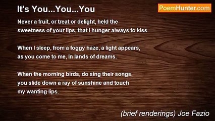 (brief renderings) Joe Fazio - It's You...You...You
