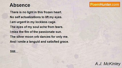 A.J. McKinley - Absence