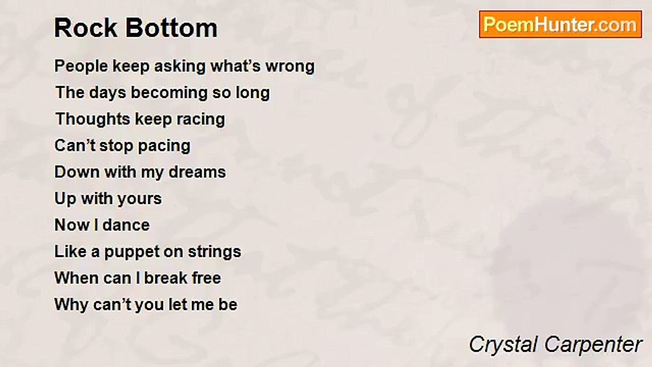 Crystal Carpenter - Rock Bottom