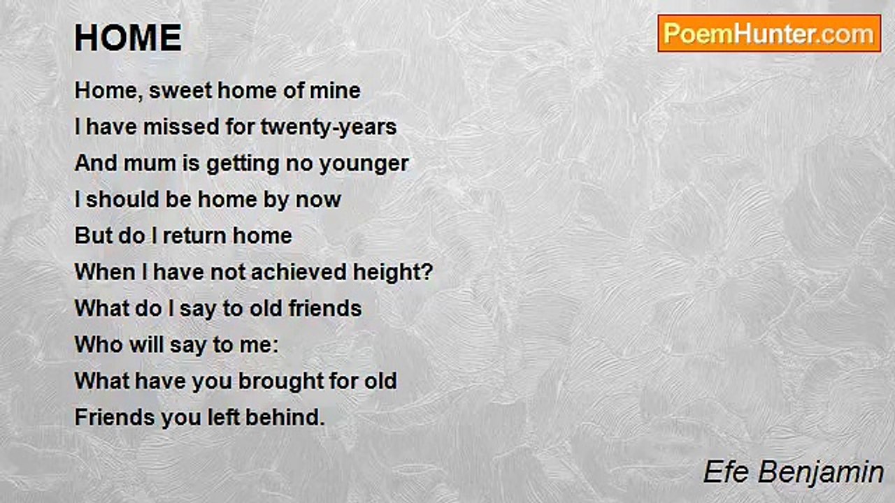 Efe Benjamin - HOME