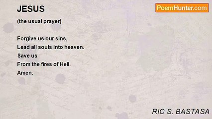 RIC S. BASTASA - JESUS