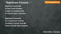 MoonBee Canady - ' Nightmare Chased... '