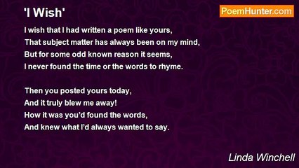 Linda Winchell - 'I Wish'
