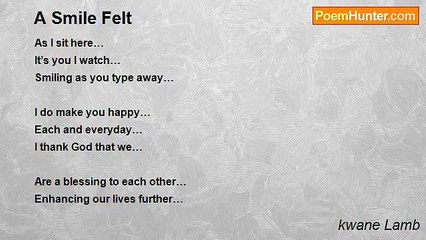 kwane Lamb - A Smile Felt