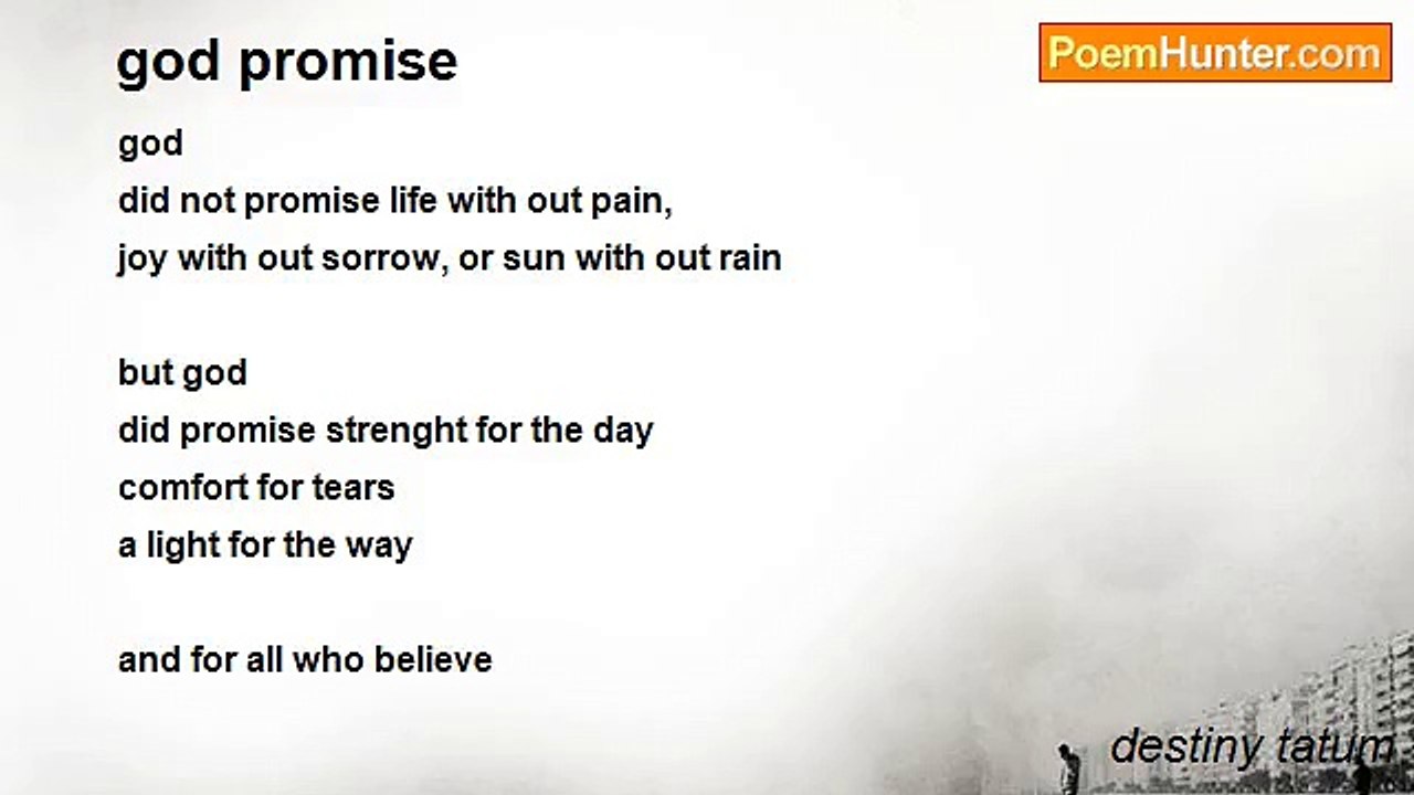 destiny tatum - god promise