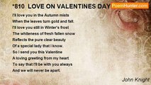 John Knight - *810  LOVE ON VALENTINES DAY