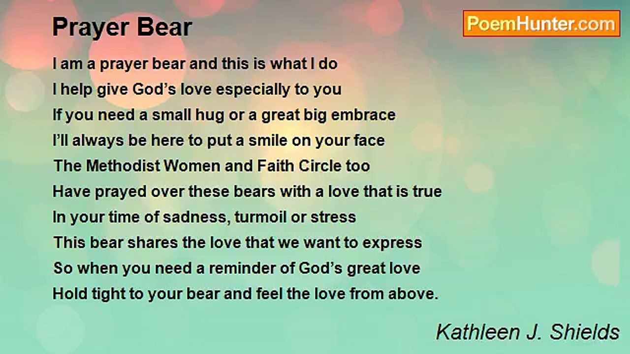 Kathleen J. Shields - Prayer Bear