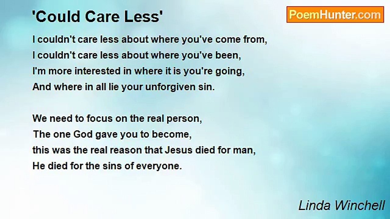 Linda Winchell - 'Could Care Less'