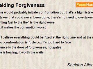 Sheldon Allen Saluta - Yielding Forgiveness