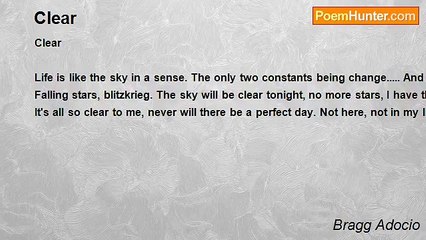 Bragg Adocio - Clear