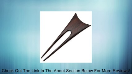 Evolatree - Hand Carved Sono Wood Hair Stick - Double Prong Angular Design - 6.5" Review