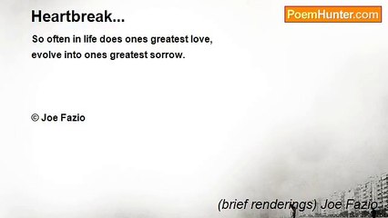 (brief renderings) Joe Fazio - Heartbreak...