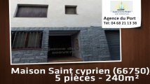 A vendre - maison/villa - Saint cyprien (66750) - 5 pièces - 240m²