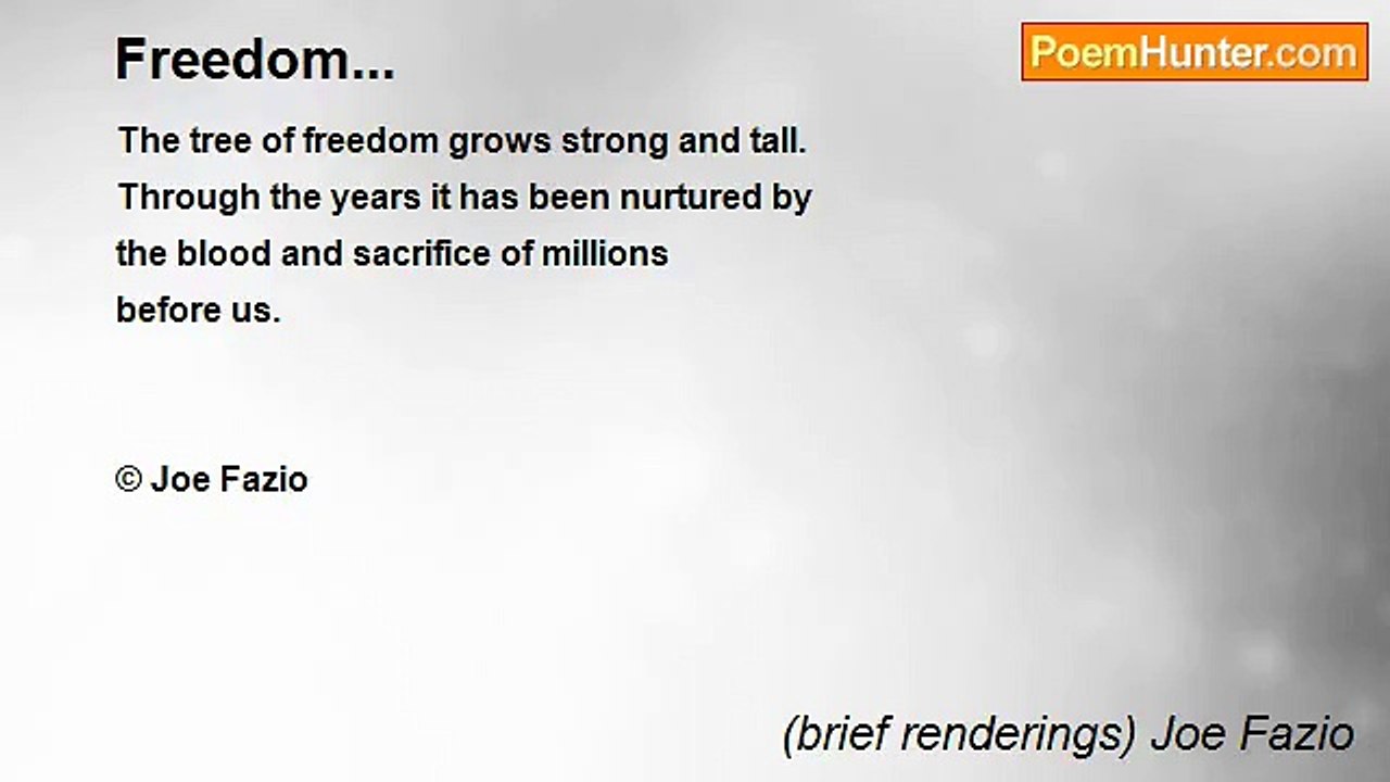 (brief renderings) Joe Fazio - Freedom...