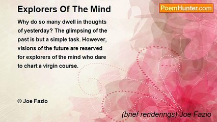 (brief renderings) Joe Fazio - Explorers Of The Mind