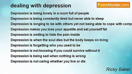 Ricky Baker - dealing with depression