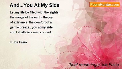 (brief renderings) Joe Fazio - And...You At My Side