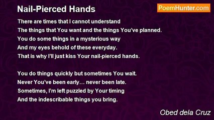 Obed dela Cruz - Nail-Pierced Hands