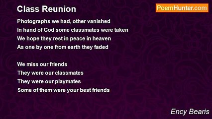 Ency Bearis - Class Reunion