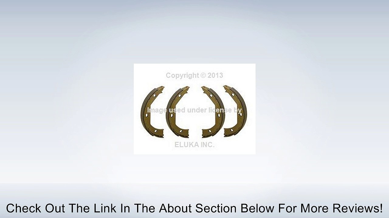 BMW Genuine Brake Shoe Set for Parking Brake for 525i 528i 530i 540i 540iP 325xi 330Ci 330i 330xi 135i M Coup� X1 28i X1 28iX X1 35iX 135i 325xi 328xi 330i 330xi 335i 335xi M3 328xi 335d 335i 335xi M3 325xi 328i 328xi 328i 328xi 328xi 335i 335xi M3 328xi