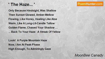 MoonBee Canady - ' The Haze... '