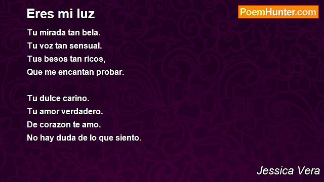 Jessica Vera - Eres mi luz