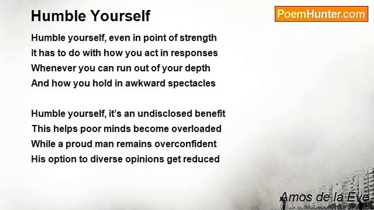 Amos de la Eve - Humble Yourself
