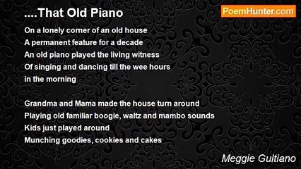 Meggie Gultiano - ....That Old Piano