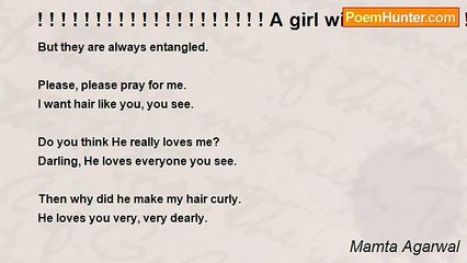 Mamta Agarwal - ! ! ! ! ! ! ! ! ! ! ! ! ! ! ! ! ! ! ! ! A girl with curls...! ! ! ! ! ! ! ! ! ! ! ! ! ! ! ! ! ! ! ! ! ! ! ! ! !