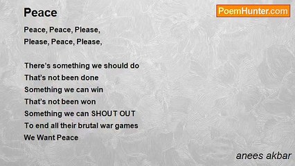 anees akbar - Peace