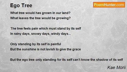 Kae Morii - Ego Tree
