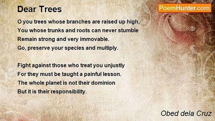 Obed dela Cruz - Dear Trees
