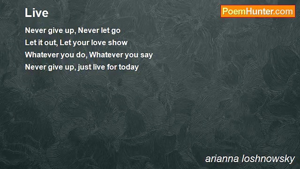 arianna loshnowsky - Live