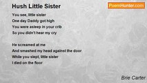 Brie Carter - Hush Little Sister