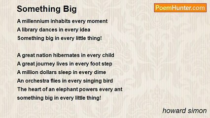 howard simon - Something Big