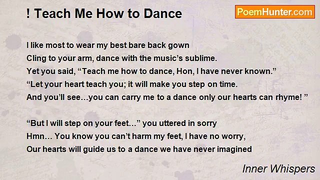 Inner Whispers - ! Teach Me How to Dance