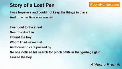 Abhinav Baruah - Story of a Lost Pen
