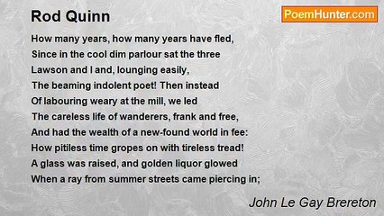 John Le Gay Brereton - Rod Quinn