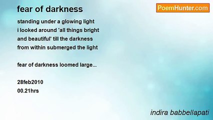 indira babbellapati - fear of darkness