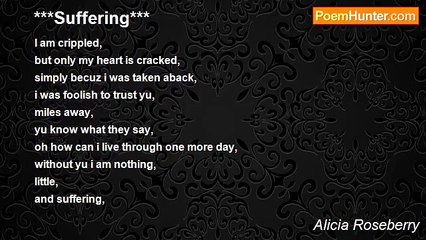 Alicia Roseberry - ***Suffering***