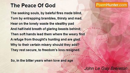 John Le Gay Brereton - The Peace Of God