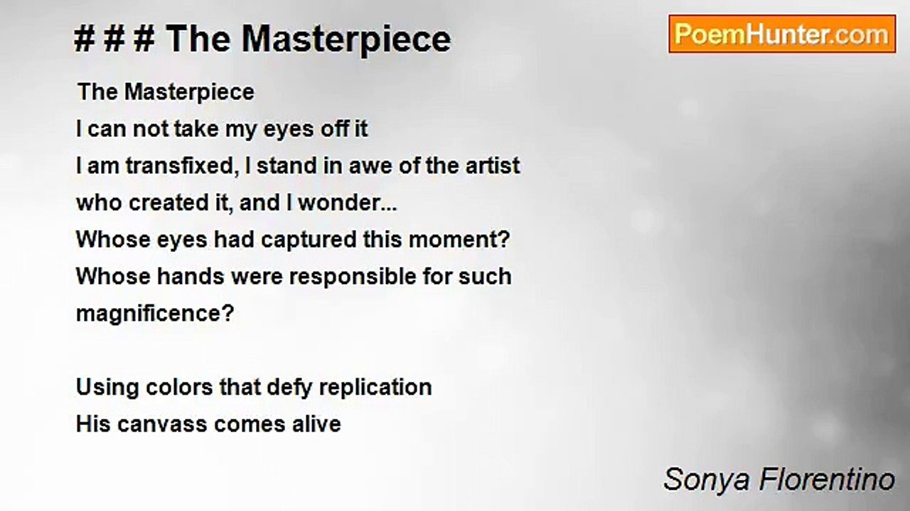 Sonya Florentino - # # # The Masterpiece