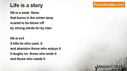 Manahil Shafiq - Life is a story