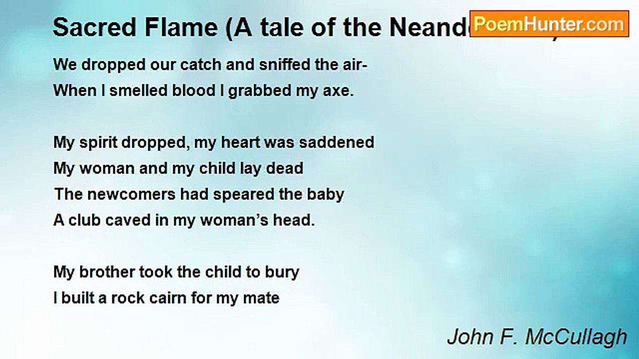 John F. McCullagh - 	Sacred Flame (A tale of the Neanderthals) l