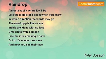 Tyler Joseph - Raindrop